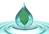水滴｜葉｜波紋素材 | 環境・自然・エネルギー・災害 - 環境イメージ｜フリーイラスト素材