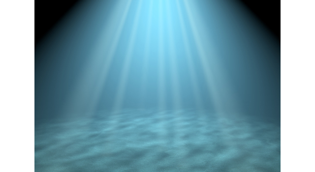 海底｜神秘/光｜スポットライト | 環境 | 自然 | エネルギー | 災害 - エネルギー / 地球 / 自然 / 環境 / 写真 / イラスト / フリー素材 / ダウンロード