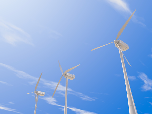 風力発電 | 再生可能エネルギー | 発電風車 | 風力タービン | 環境・自然・エネルギー・災害素材 - エネルギー / 地球 / 自然 / 環境 / 写真 / イラスト / フリー素材 / ダウンロード