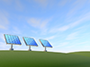Photovoltaic power generation | Solar power generation | Renewable energy | Solar panel | Environment / Nature / Energy / Disaster --Environmental image | Free illustration material