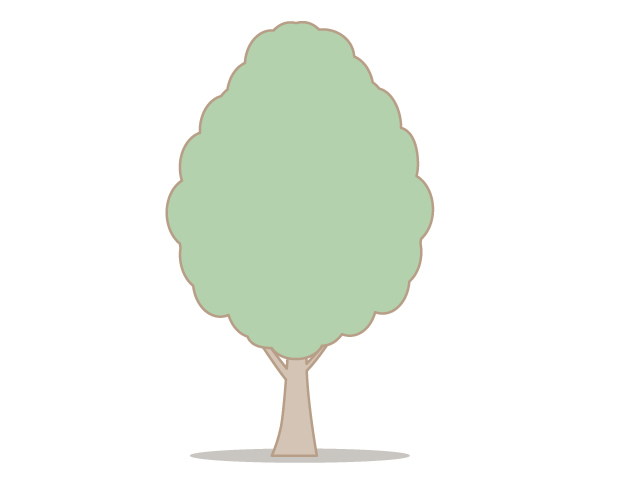 木 | 森林 | 樹木 | 植物 | 環境・自然・エネルギー・災害素材 - 汚染/工場/環境/地球/自然/きれい/イラスト/無料/クリップアート