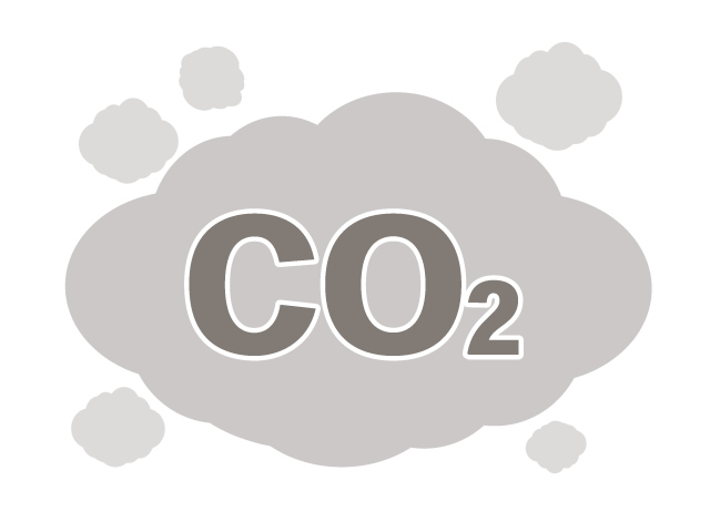 排気 | 煙 | ガス | CO2 - 汚染/工場/環境/地球/自然/きれい/イラスト/無料/クリップアート